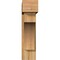 Ekena Millwork Westlake Block Rough Sawn Bracket w/ Offset Brace, Western Red Cedar, 8"W x 28"D x 32"H BKT0806X28X32WTL05RWR - alternate 3